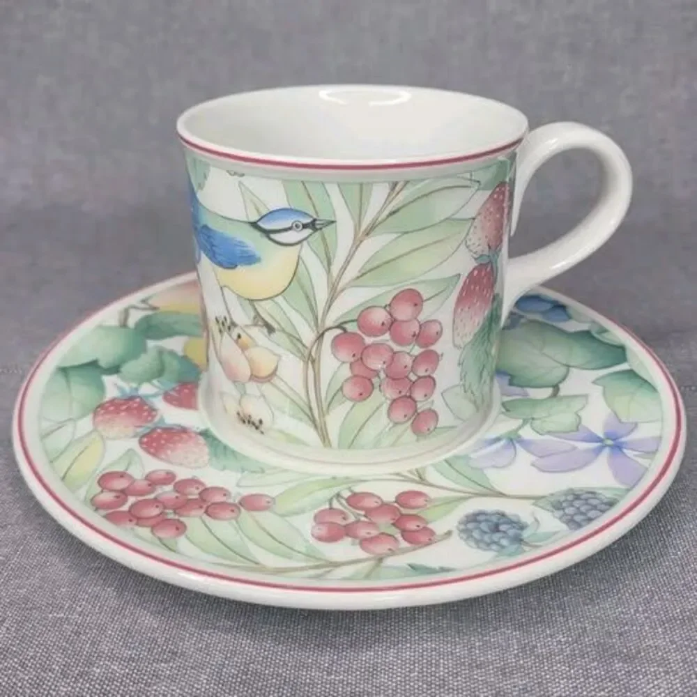 Villeroy & Boch Catalina Coffee Cup and Saucer Vintage Excellent Pre-owned